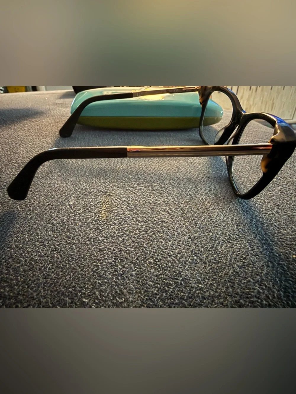 kate spade Black Frames with gold